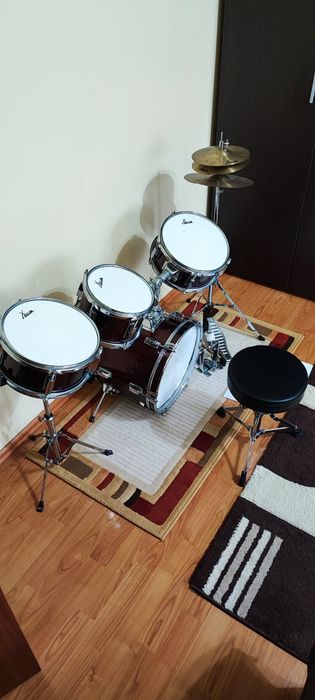 XDrum Set de tobe copii cu scaun inclus X Drum