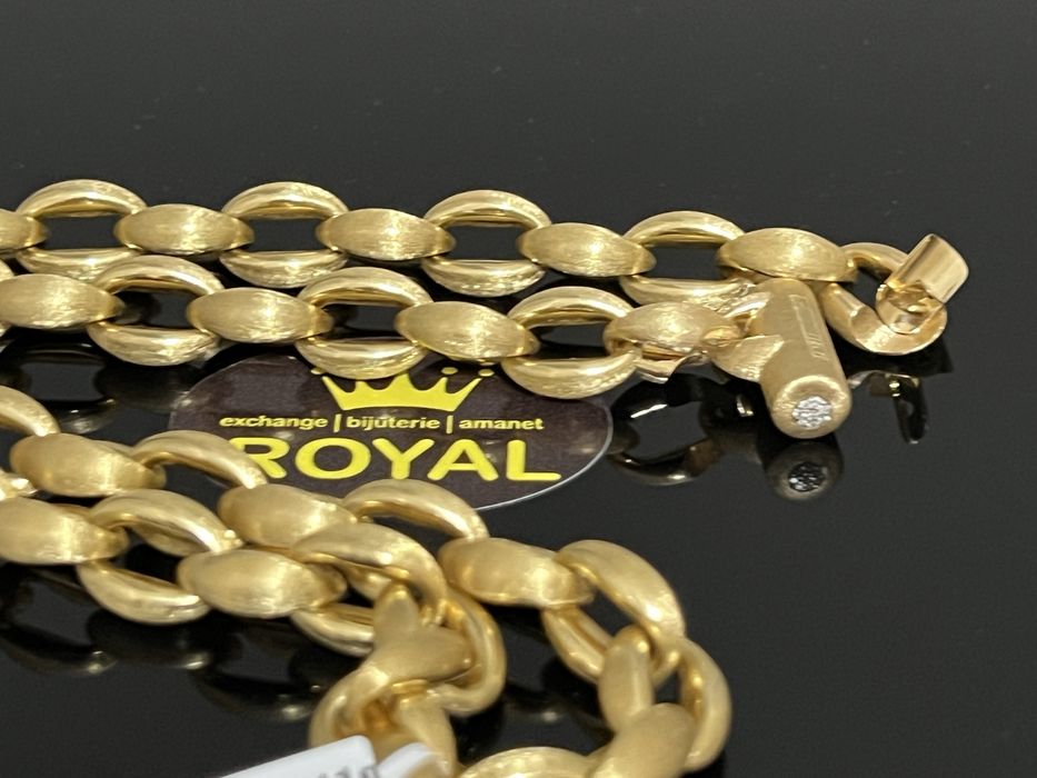 Bijuteria Royal CB : Bratara / Lant cu 16 diamante naturale 65,41 gr