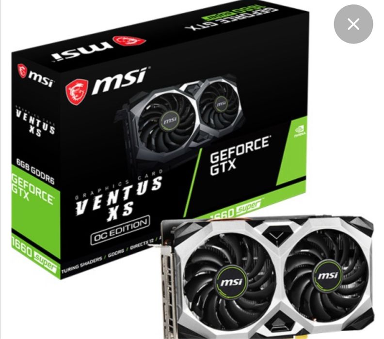 Видеокарта msi 1660 super