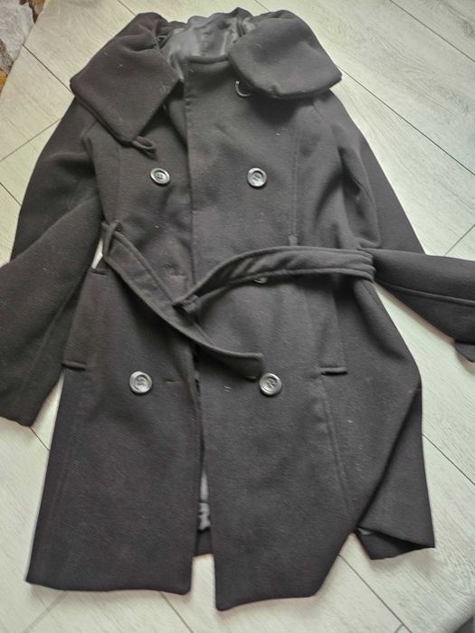 Palton negru, marime S