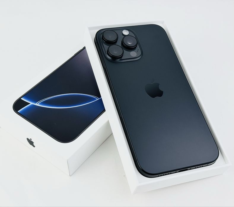 НОВ! Apple iPhone 16 Pro Max 256GB Black Titanium Гаранция!