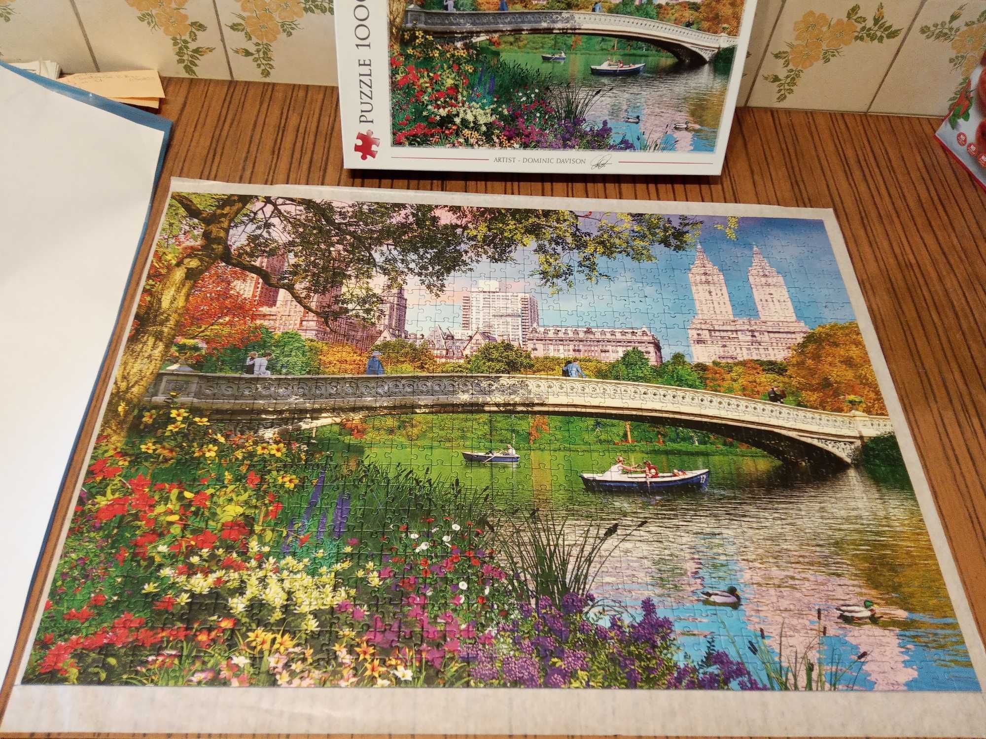 Puzzle Trefl 1000 de piese Central Park, complet