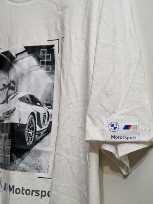 Нова тениска Puma BMW Motorsport  с принт на BMW M8 GTE