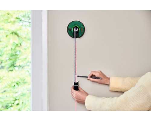 Nivelă cu laser Bosch Atino, 1 linie dreaptă cu ruletă 1,5m (NOU)