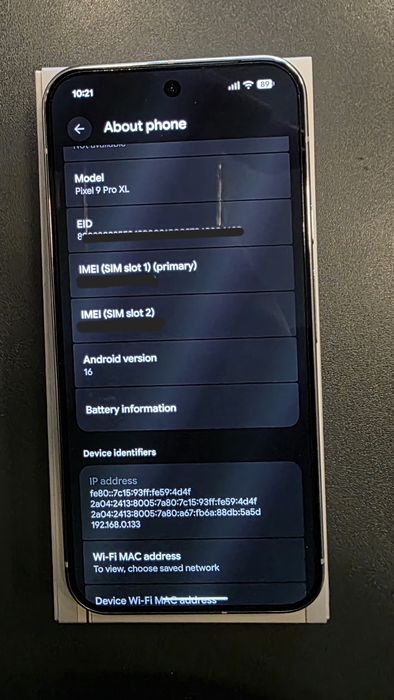 Vand Google Pixel 9 pro xl 256gb porcelain