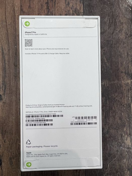 Iphone 17 pro 256 GB