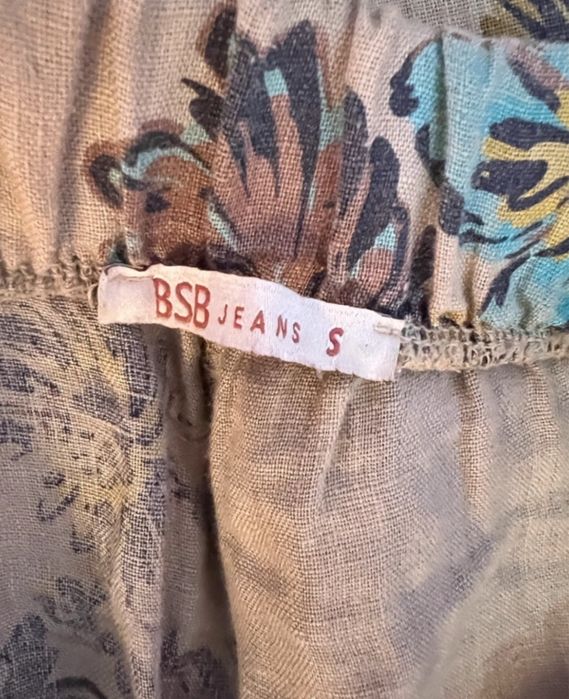 Pantaloni BSB din in