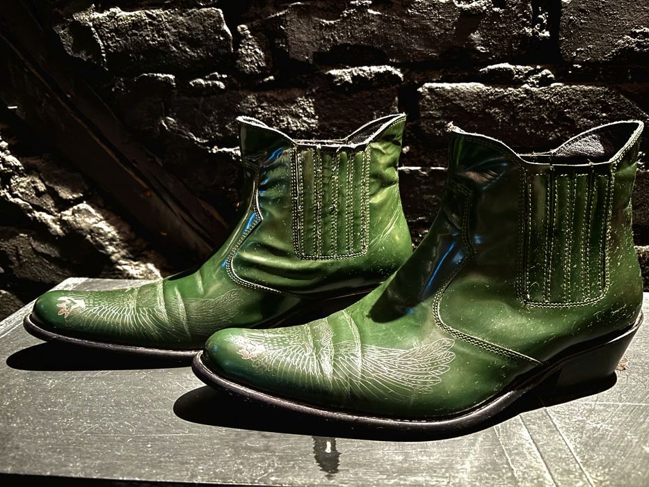 Боти + ботуши. Тип каубойски.
