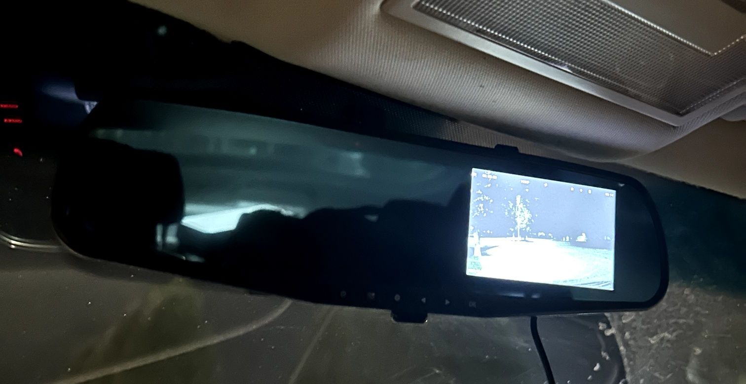 Видеорегистратор зеркало, камера заднего и передний для машины