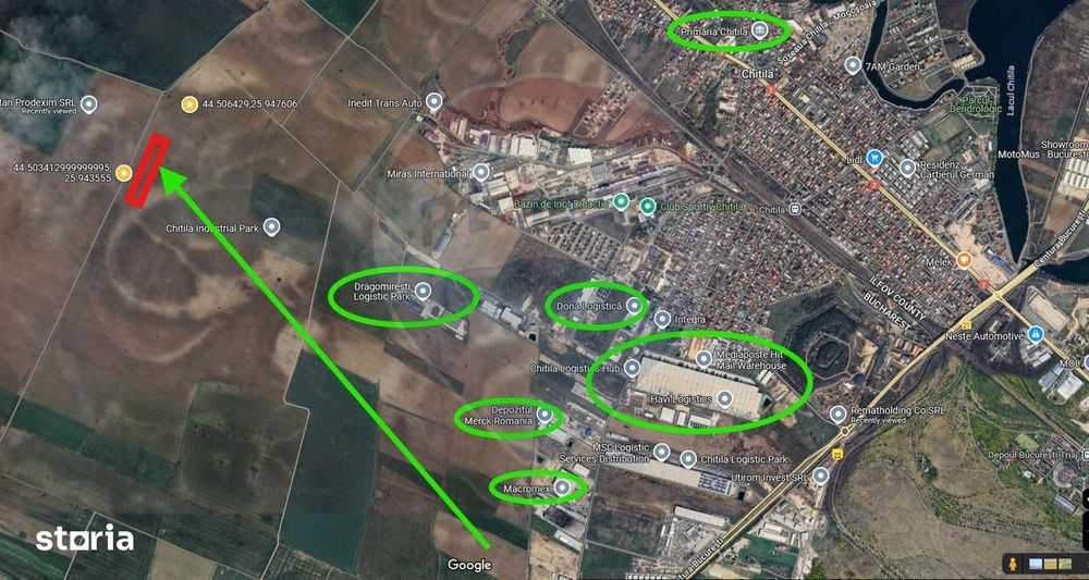 Teren 2,500mp Dragomiresti-Vale- 4 km de Centura Bucuresti