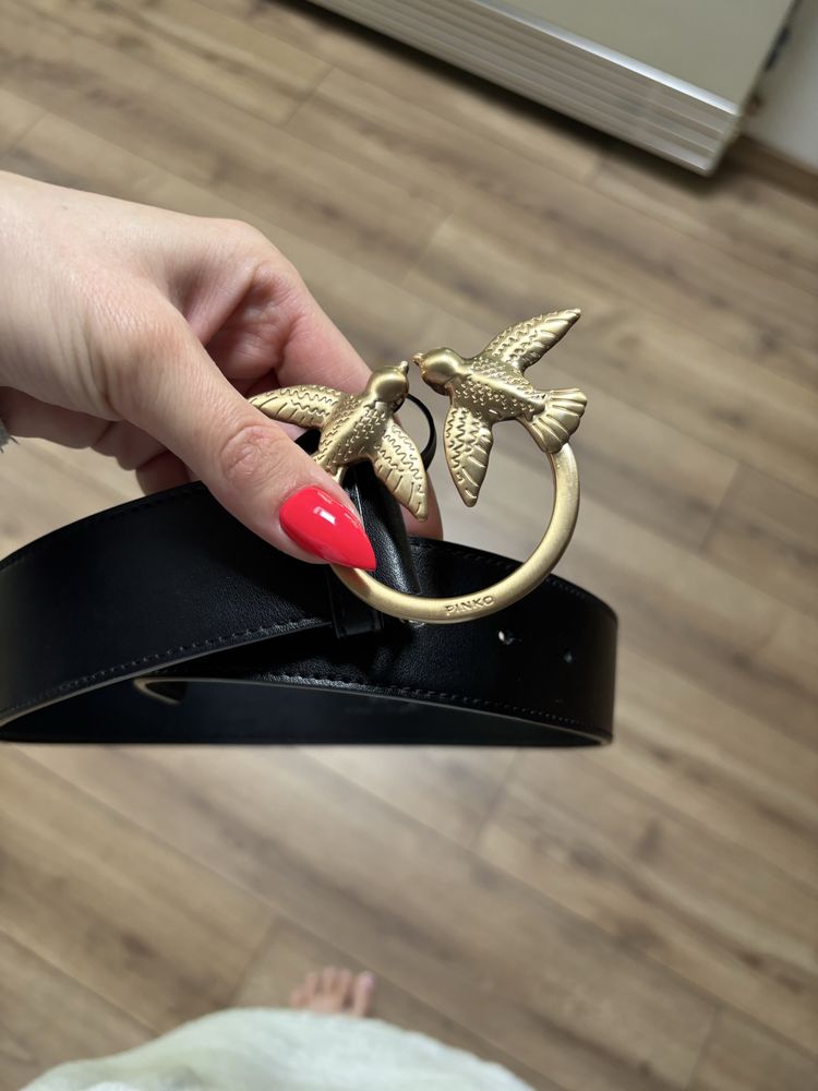 Колан Pinko,естествена кожа