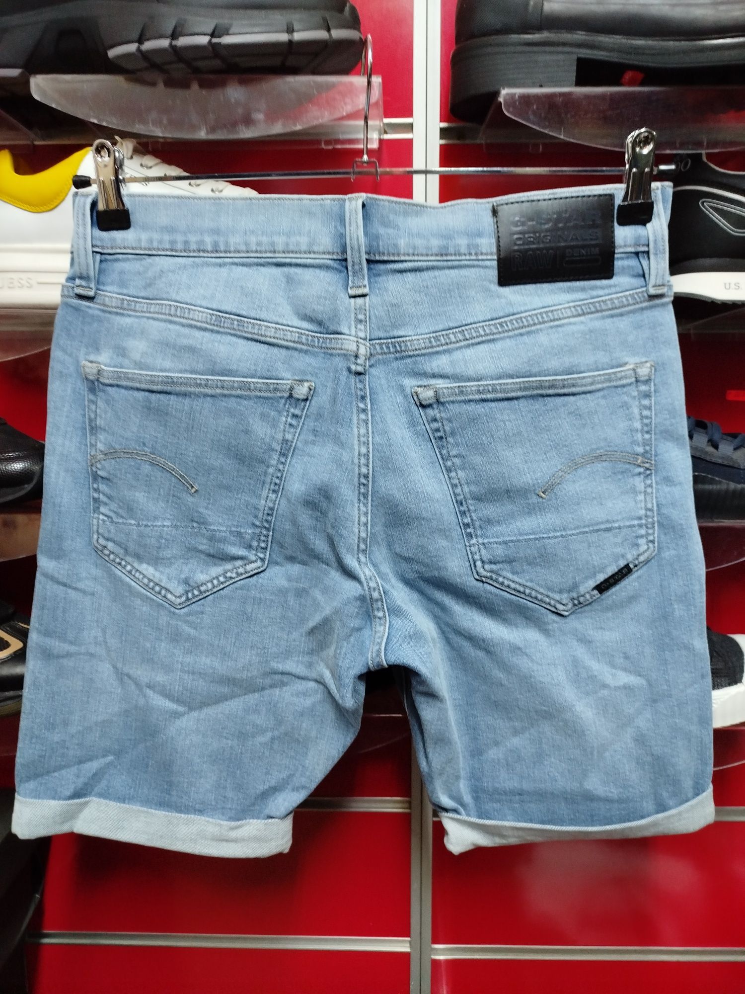 Къси дънки G-Star Raw 3301 Slim W31 W32 W33 нови мъжки