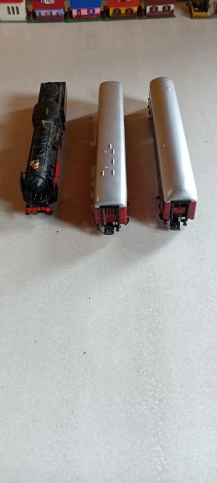 Locomotiva cu abur BR18434 Marklin cu vagoane