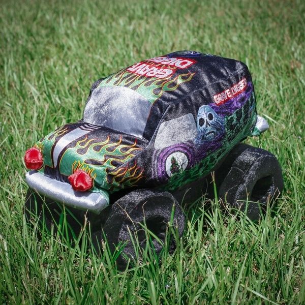 Голяма плюшена кола Monster Truck 35см, Плюшена играчка Кола Монстър