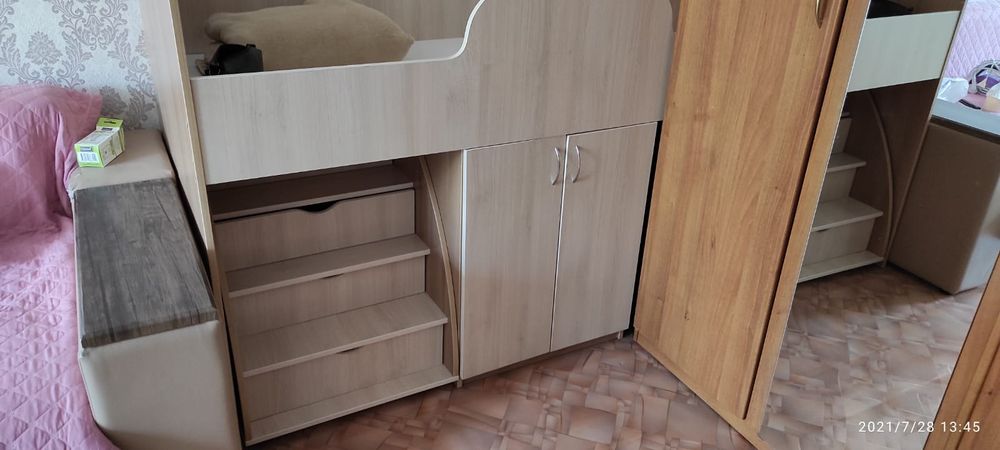 Детская кровать, комфортная, новая пользовались полгода