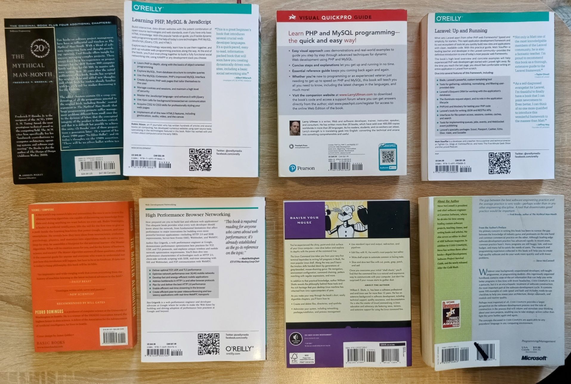 Книги за програмиране (PHP, MySQL, JavaScript, Linux)