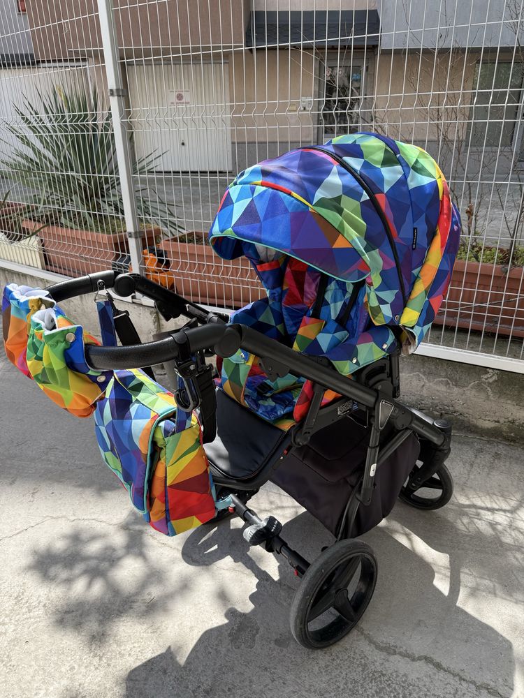 Бебешка количка 3в1 Adamex Cortina