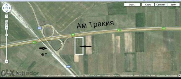 Магистрала Тракия на151км(3и4)посока Бургас(ЖП линия)