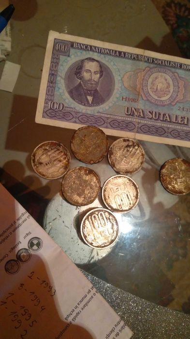 Monede vechi 100 lei