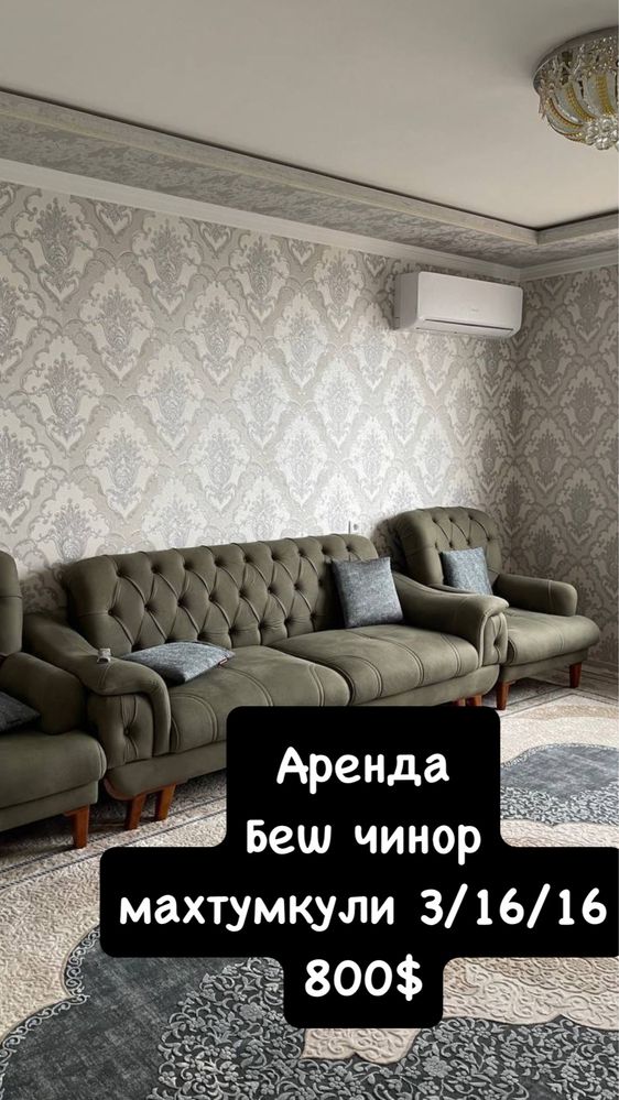 Аренда Махтумкули Беш Чинор 3/16/16