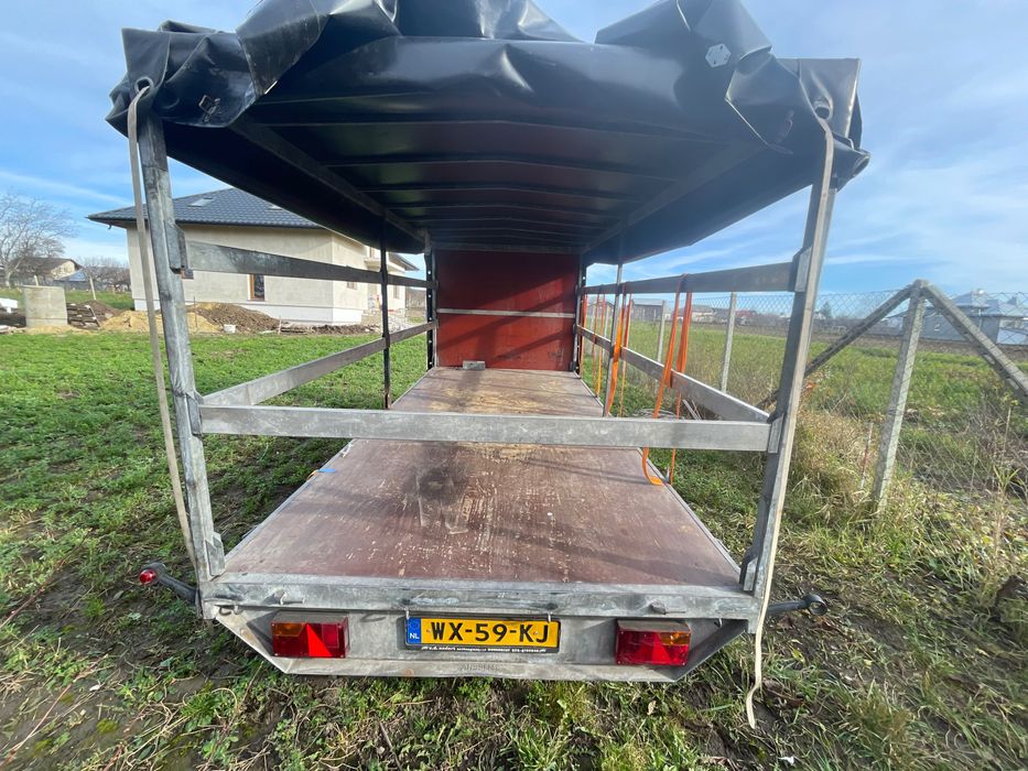 Remorcă cu prelată anssems -2 tone, 4 metri x 1,8 metri