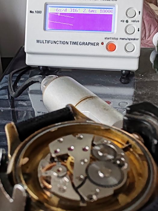 Ceas Herma Jumbo 38 mm Manual Funcționează excelent!