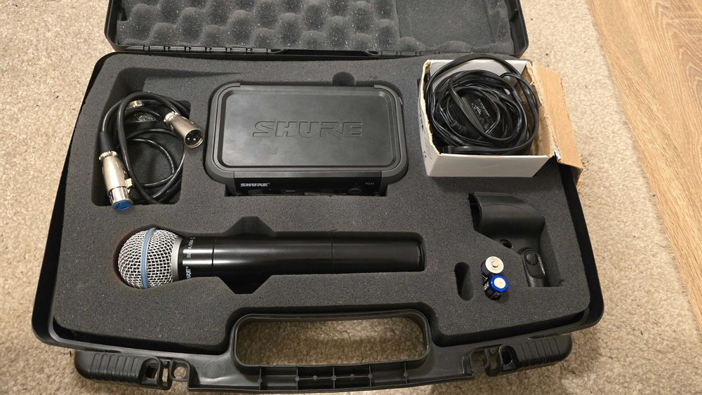 Shure Beta 58A wireless microphone system