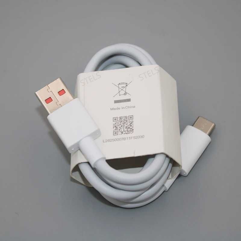 Кабел USB към USB-C Xiaomi, 120W, 6A, Бързо зареждане, 1м, Бял
