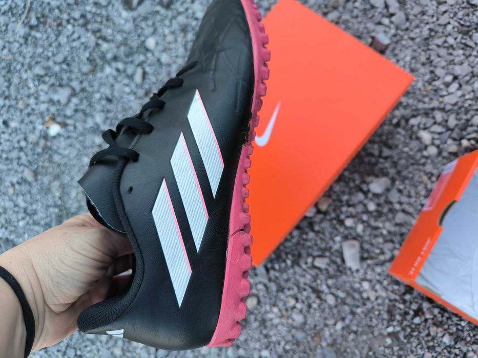 Стоножки ADIDAS в черно и розово 44 номер