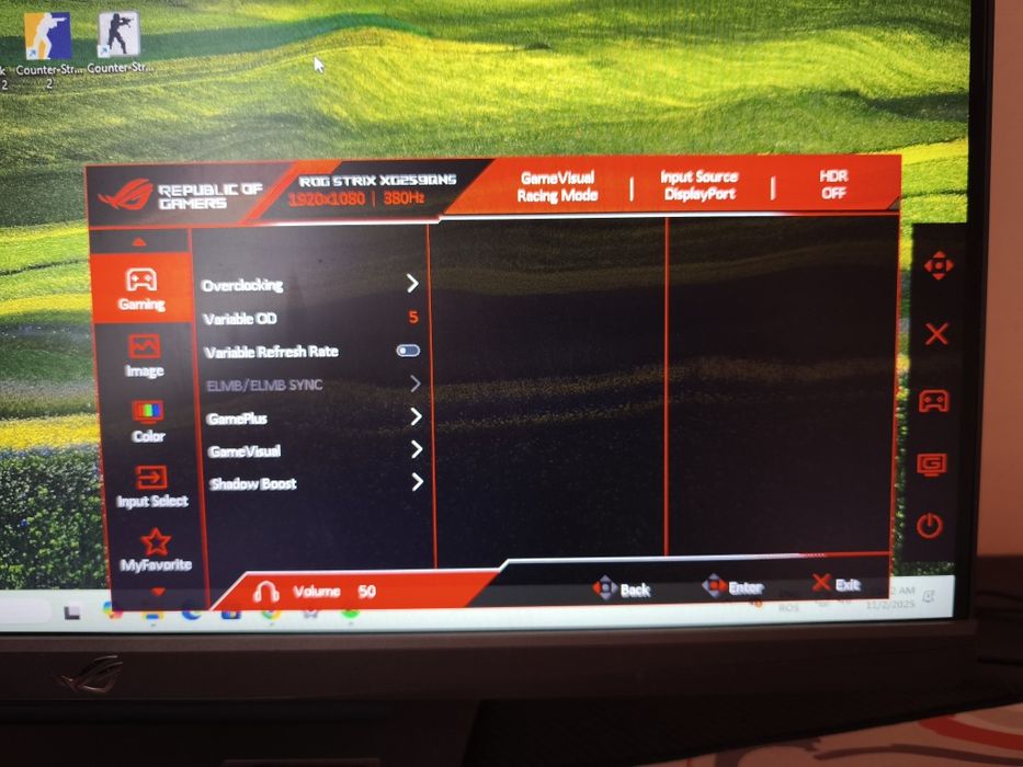 Monitor gaming Asus ROG STRIX 380hz