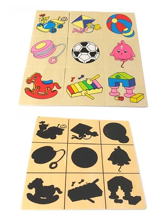 Игра на сенки Стем Монтесори Образователна асоциация и игра за памет