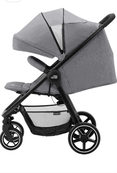 Britax Römer B-Agile M Pushchair Birth to 4Y (22 kg) Elephant Grey