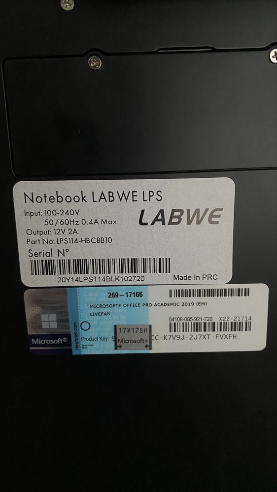 Ноутбук labwe ….