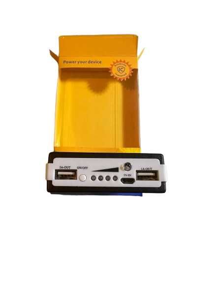 Baterie Externa Solara, 20.000 mAh, 2 x USB, Powerbank