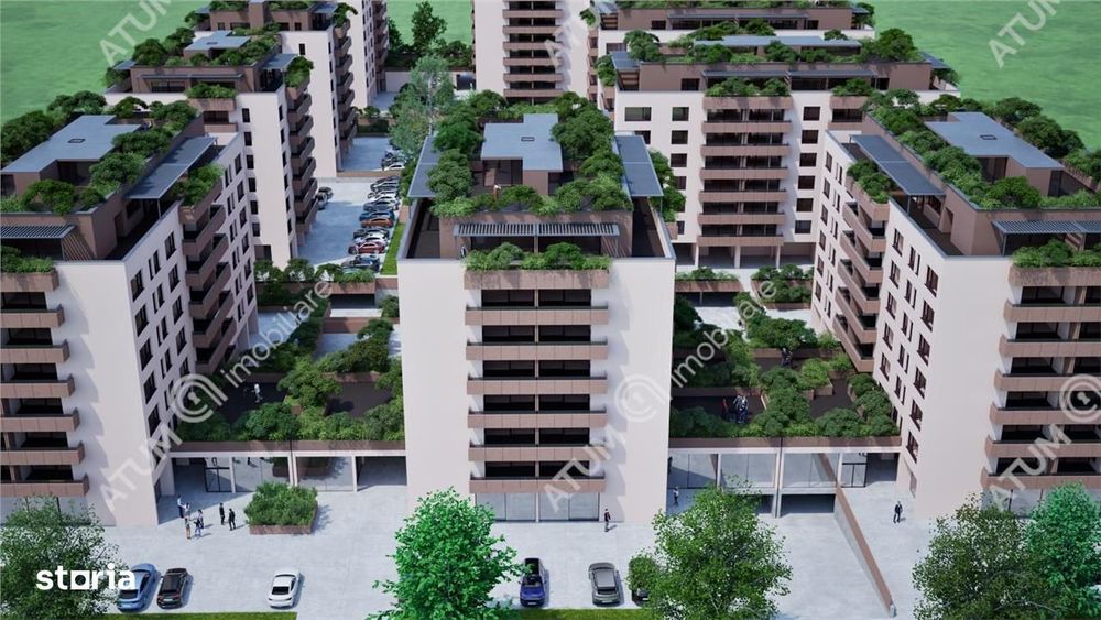 Apartament cu 2 camere si balcon in zona Calea Surii Mici din Sibiu