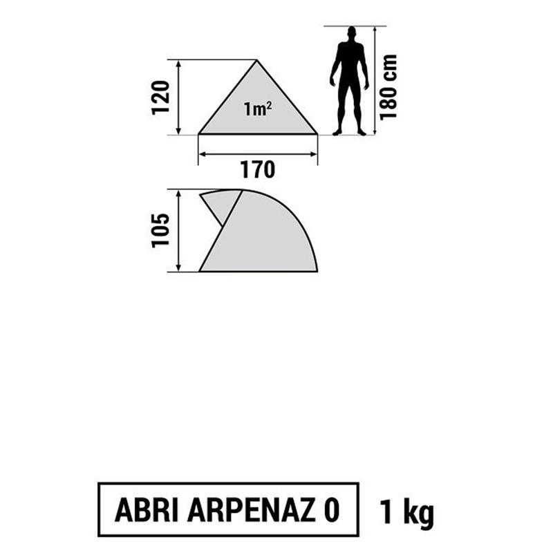 Палатка за плаж/къмпинг QUECHUA Arpenaz 0 SPF 30