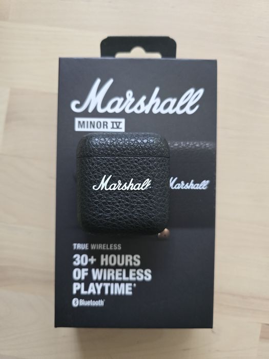 Безжични слушалки Marshall - Minor IV, TWS, черни