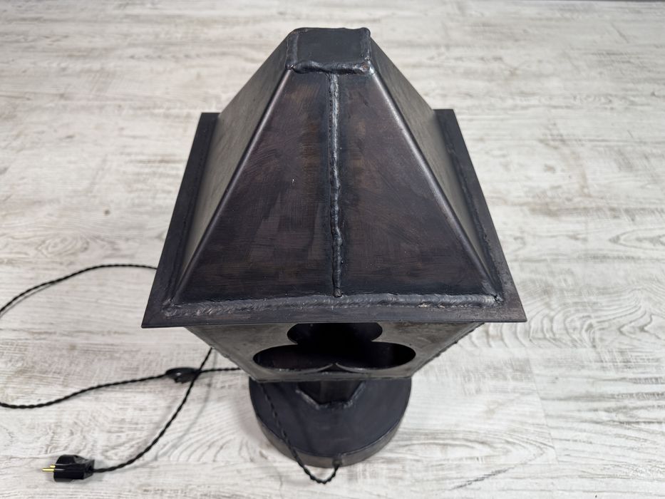 Метална настолна лампа Handmade Д1084