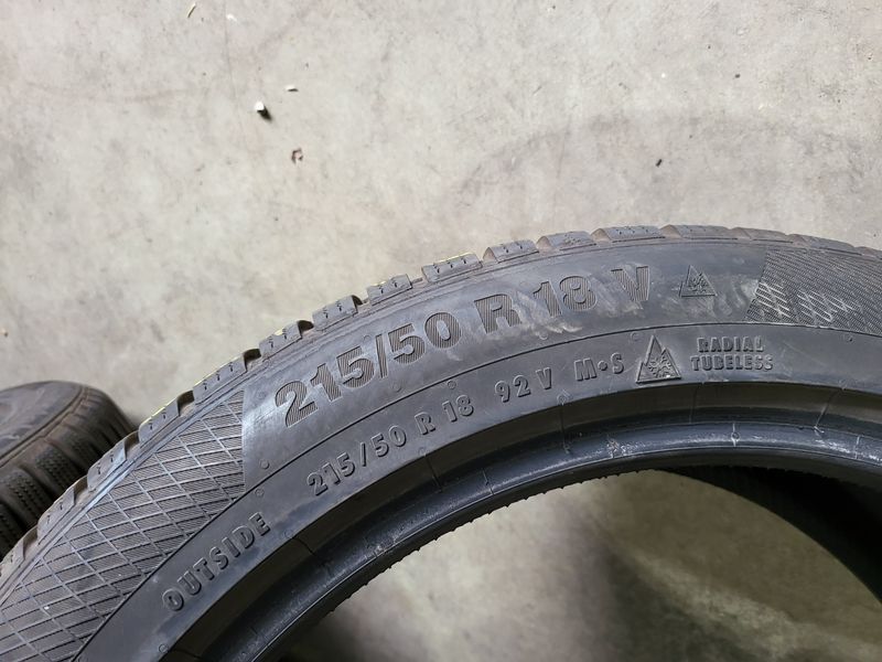 215/50/18 Continental 4бр