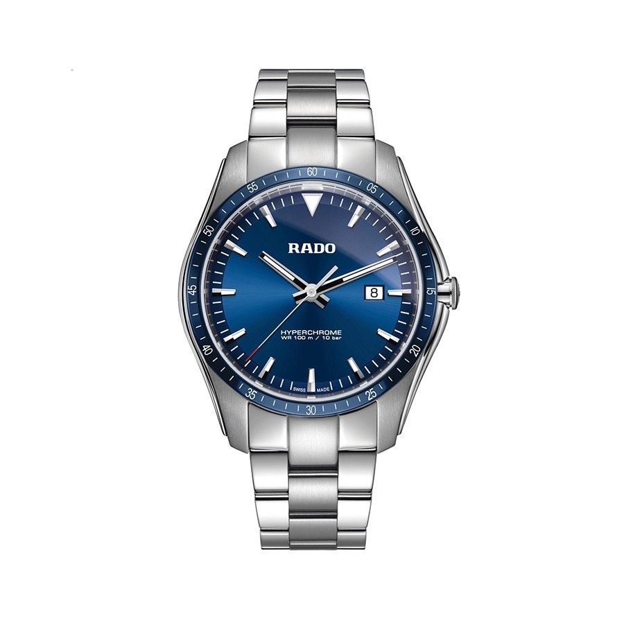 Часовник RADO HYPERCHROME 44.9 Blue Dial Quartz