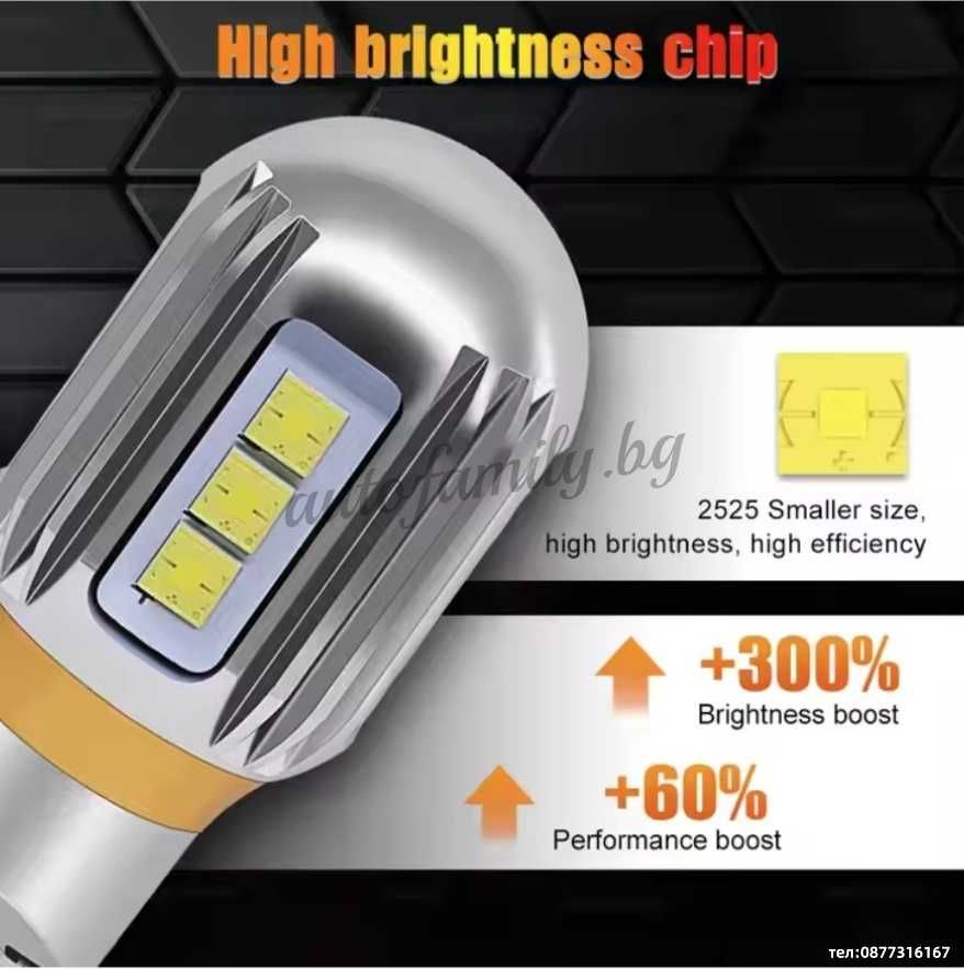 LED крушки за заден ход Canbus T15 12smd - A37