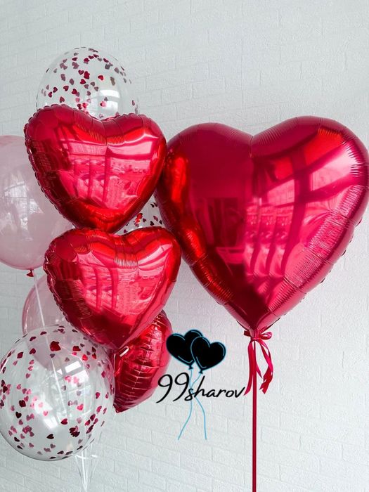 Воздушные шары на 14 февраля
