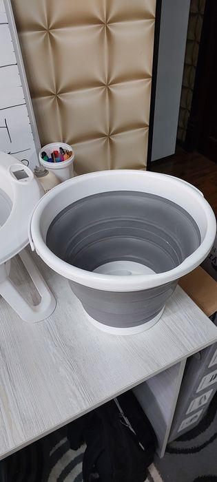 Детская ванна (ванночка) (+коврик, ведро, лейка, матрасик, горка)