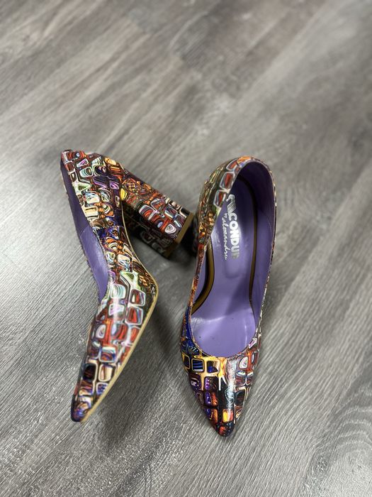 Pantofi Condur by Alexandru cu toc de dama