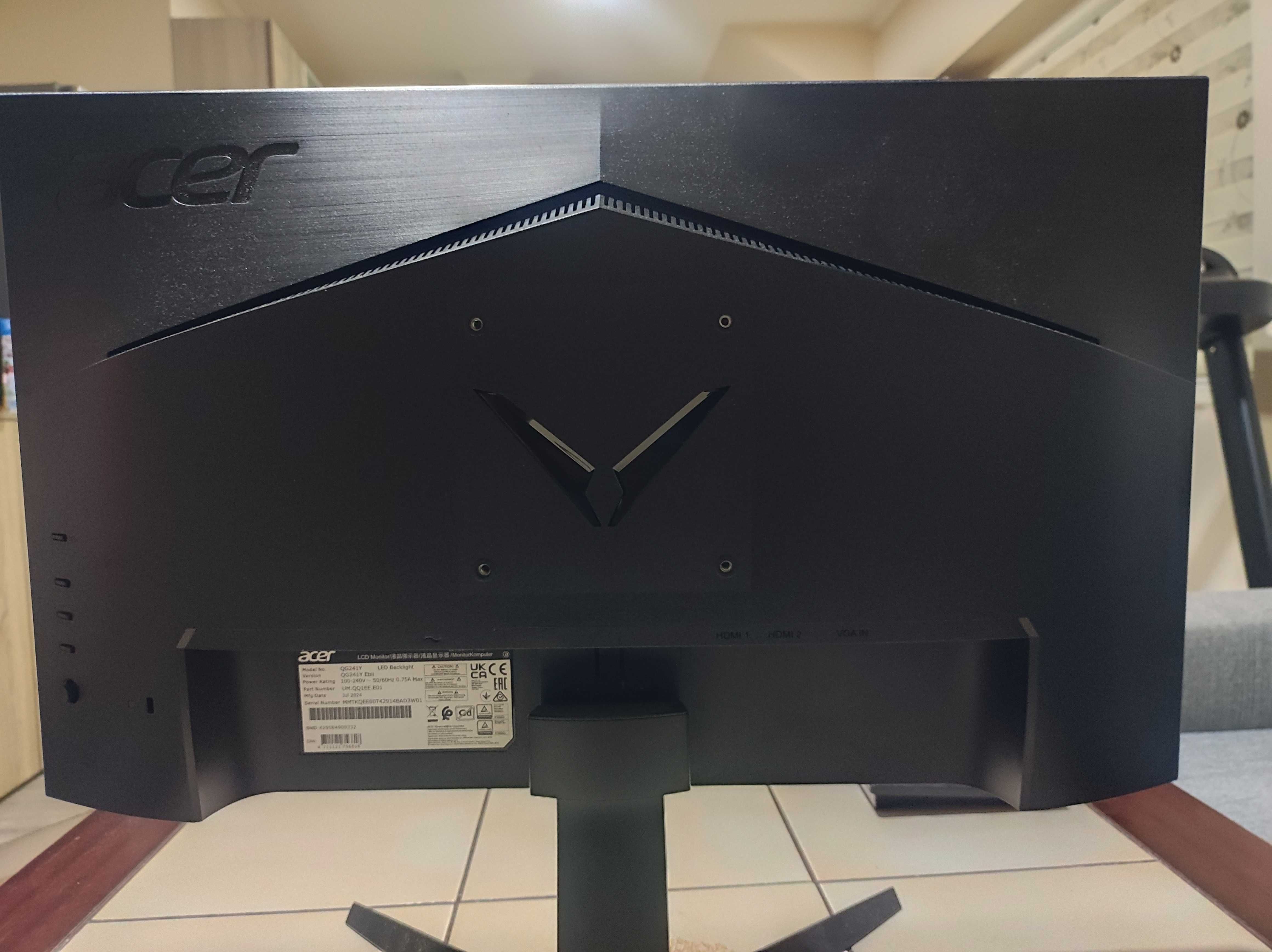Acer Nitro 23.8" IPS / 100Hz / 1ms / FreeSync – като нов, с гаранция