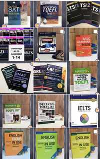 Книги для Ielts, Toefl, Gre, Gmat, General English
