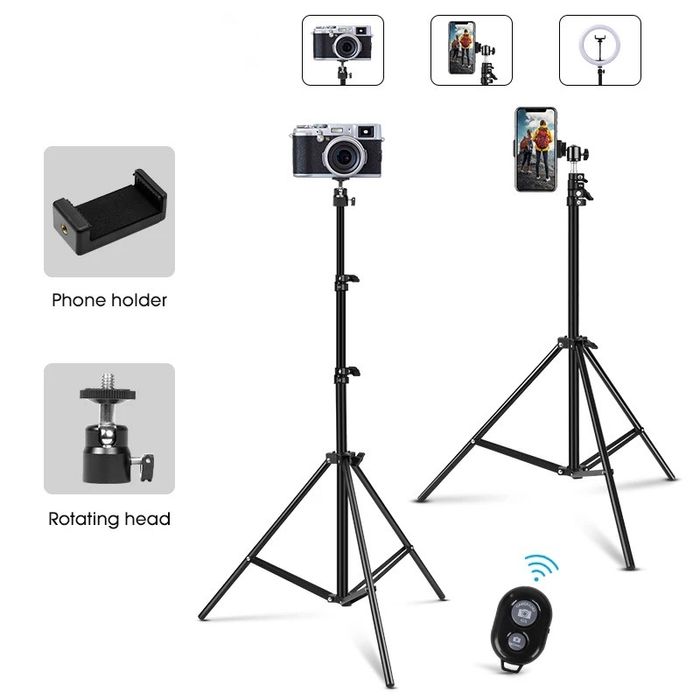 Селфи. 3 в 1! 160см. Трипод. Държач за телефон. Фото. Видео. Софтбокс.