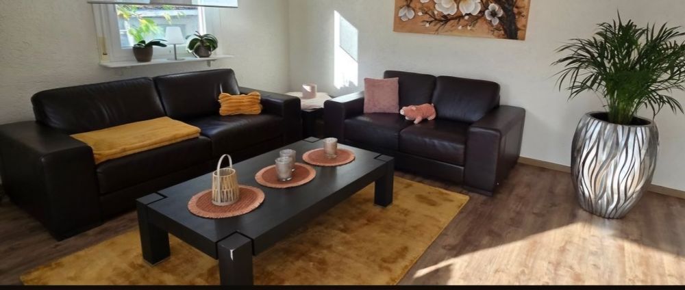 Италианска Гарнитура от Естествена кожа