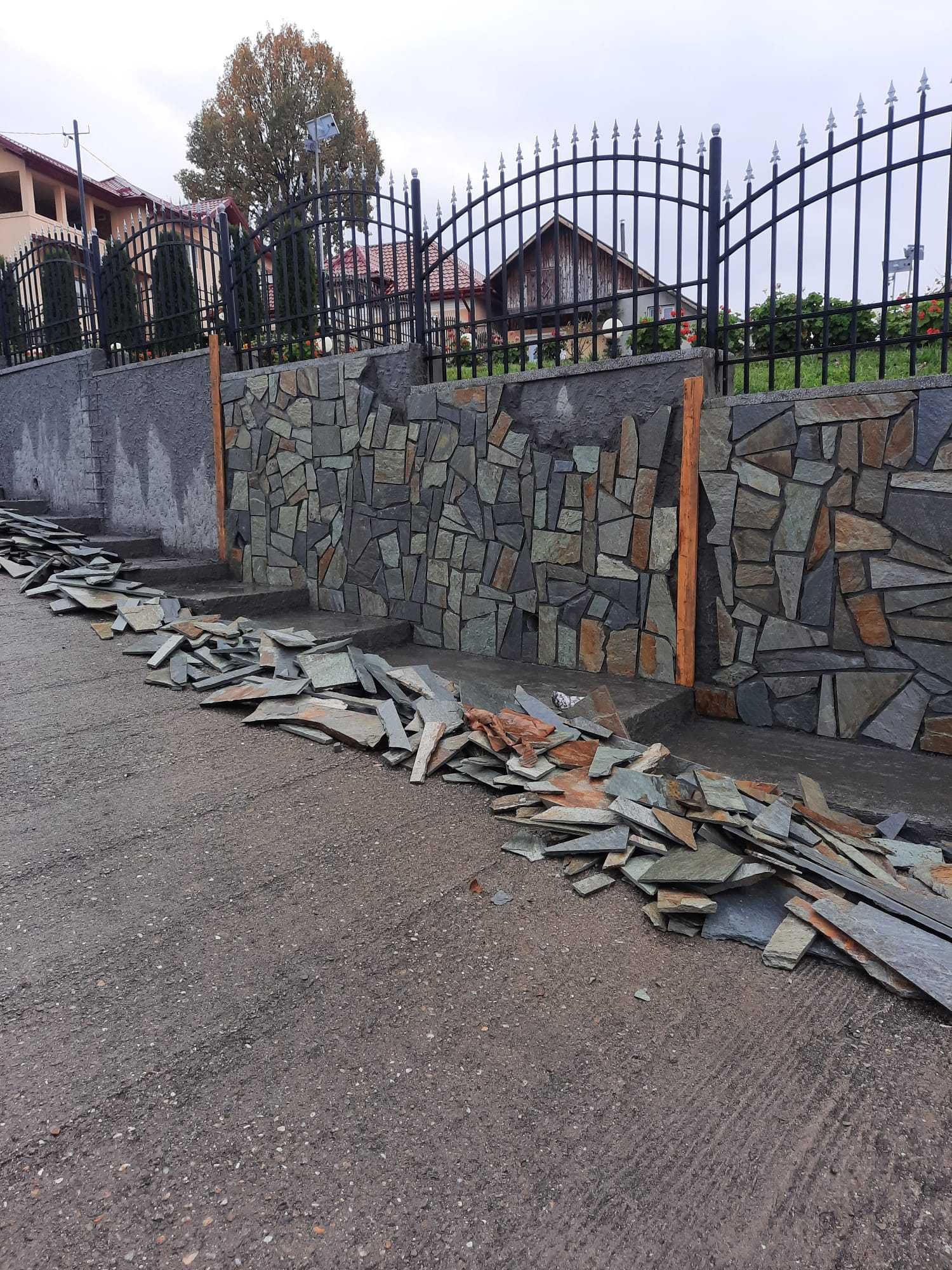 Piatra Naturală de Munte pentru Soclu, Fațade și Aleile Casei