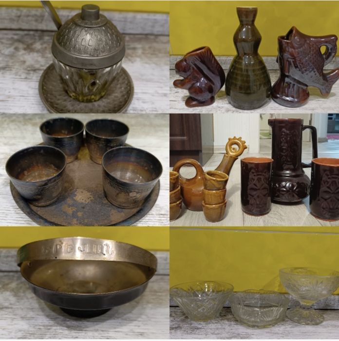 Продам хрусталь, мельхиор, керамика